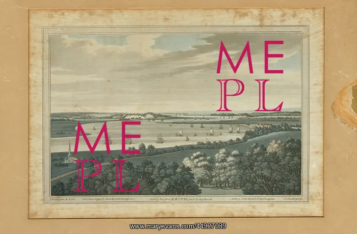 : View of Purfleet, Erith and the Long Reach : View of Purfleet, Erith and the Long Reach