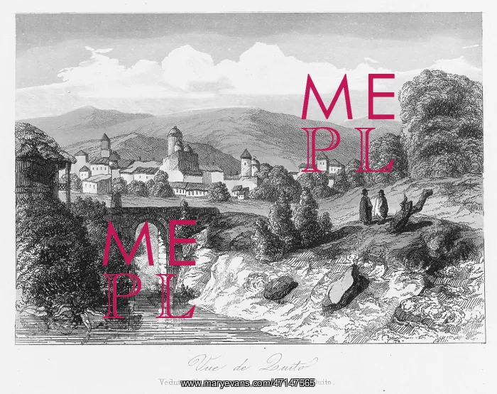 : View of Quito, Ecuador, South America : View of Quito, Ecuador, South America