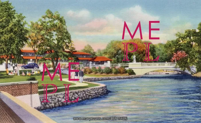  : View from recreation building, Lake Geneva, Wisconsin, USA