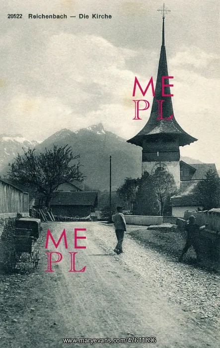  : View of Reichenbach, Berne, Switzerland