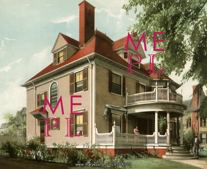 : View of a Residence. Providence : View of a Residence. Providence