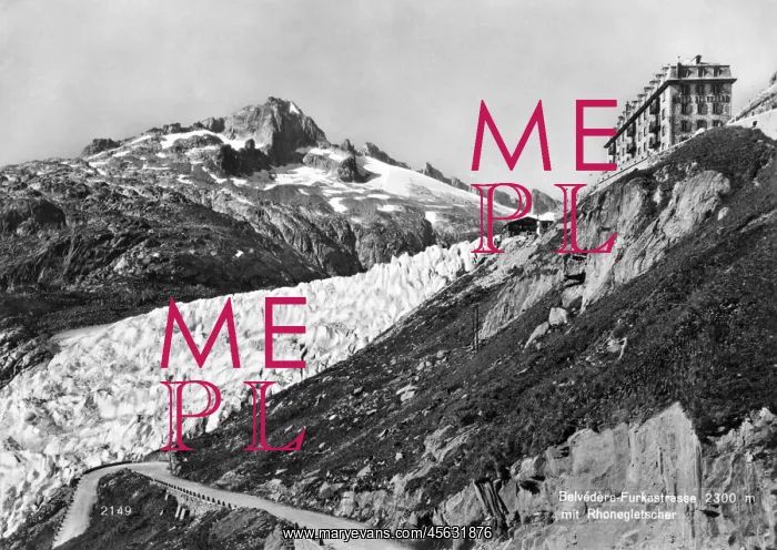 : View of the Rhone Glacier, in the Swiss Alps : View of the Rhone Glacier, in the Swiss Alps