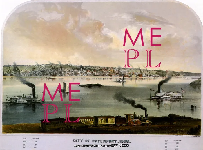  : View of River. Davenport