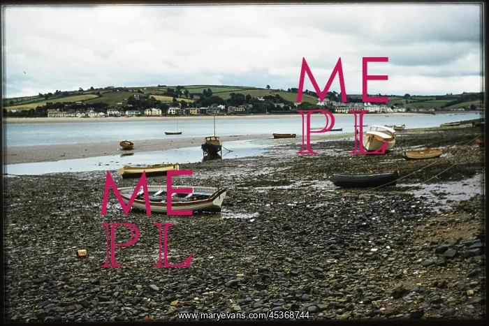 : A view across the River Torridge of Instow, from : A view across the River Torridge of Instow, from