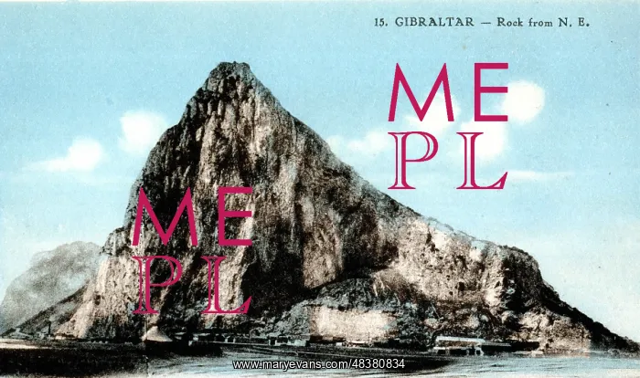  : View of the Rock from the North East, Gibraltar