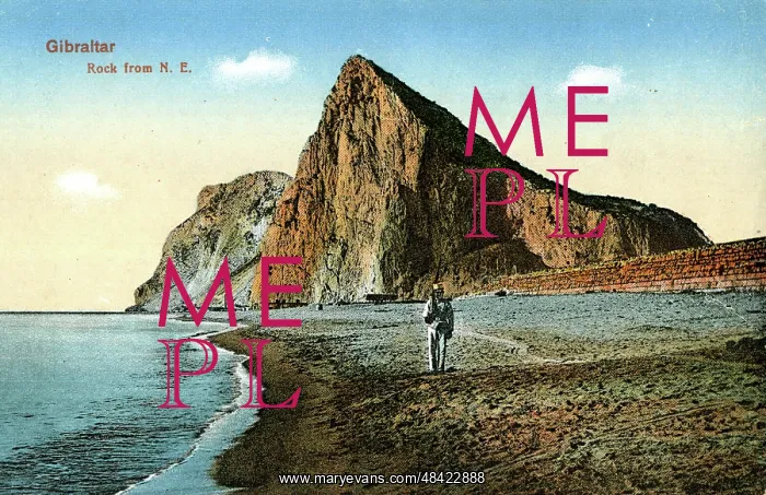  : View of the Rock from the North East, Gibraltar