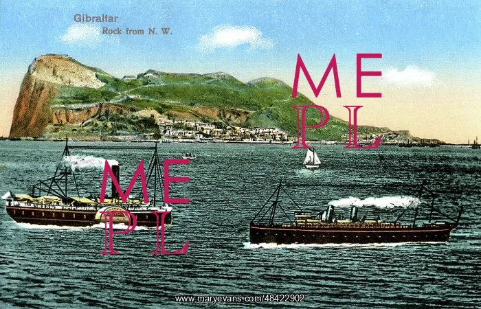  : View of the Rock from the North West, Gibraltar