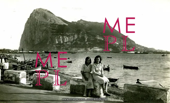  : View of the Rock from Spanish Beach, Gibraltar
