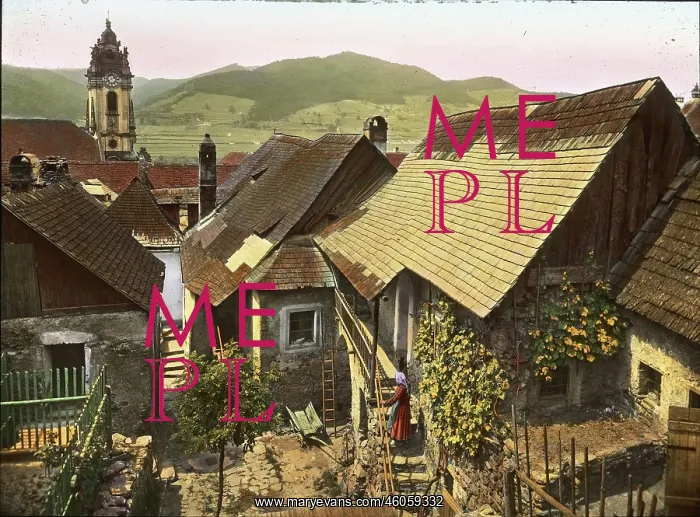 : View of the roofs of Duernstein : View of the roofs of Duernstein