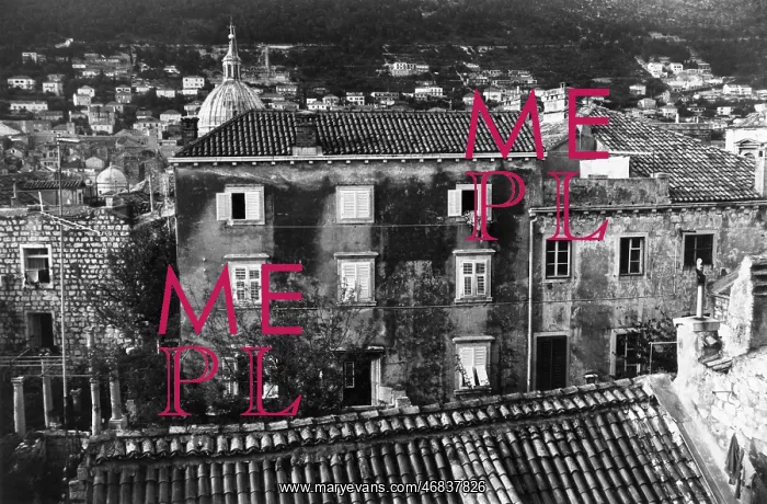 : View across the rooftops of Dubrovnik : View across the rooftops of Dubrovnik