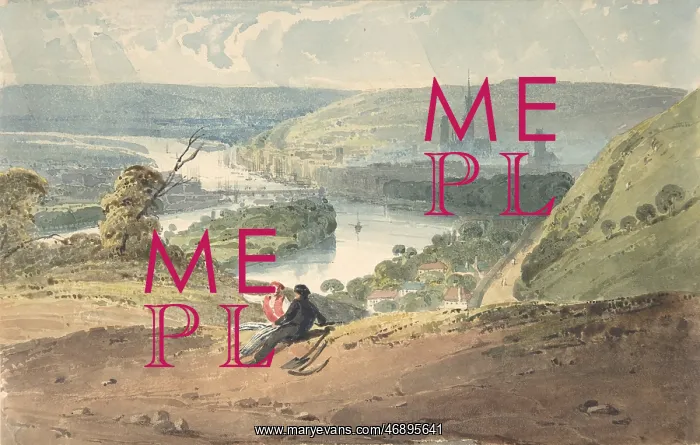 : View of Rouen from St. Catherine?s Hill, 1821?22 : View of Rouen from St. Catherine?s Hill, 1821?22