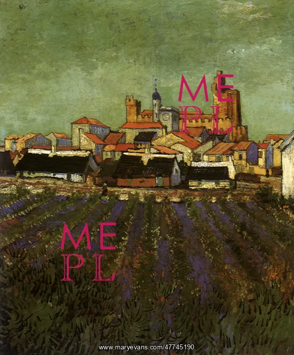 : View of Saintes-Maries, by Van Gogh : View of Saintes-Maries, by Van Gogh