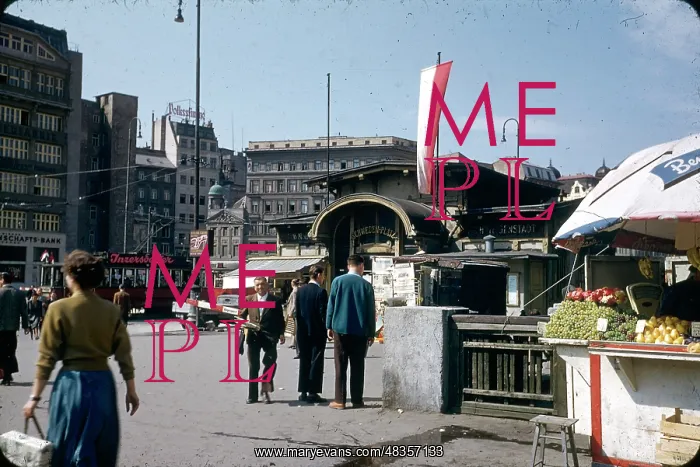 : View of the Schwedenplatz, Vienna, Austria : View of the Schwedenplatz, Vienna, Austria
