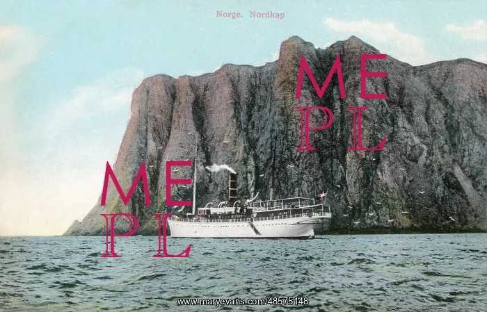 : View from the sea, North Cape, Norway : View from the sea, North Cape, Norway
