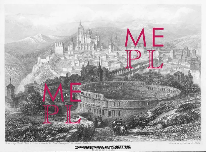 : VIEW OF SEGOVIA : VIEW OF SEGOVIA