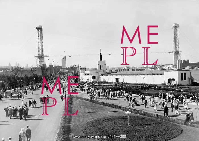 : View over site of the World's Fair in Chicago, 1933 : View over site of the World's Fair in Chicago, 1933