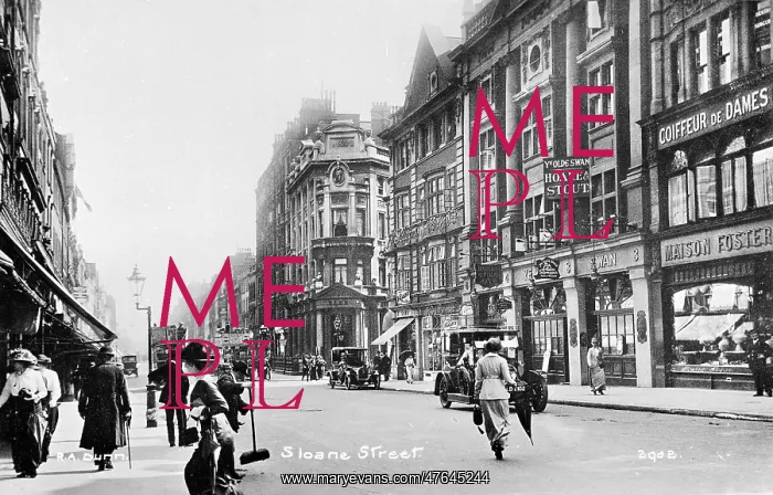 : View of Sloane Street, London : View of Sloane Street, London