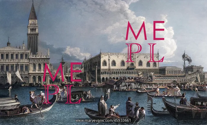 : View toward St Mark's Square, Venice, Italy : View toward St Mark's Square, Venice, Italy
