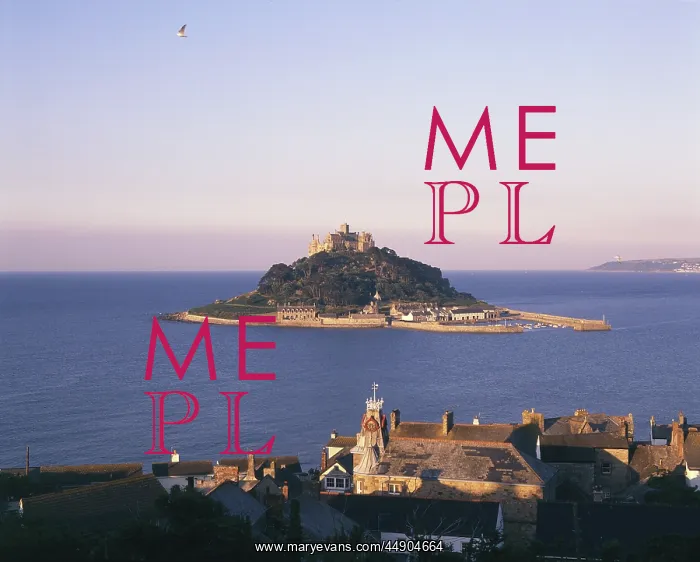 : View of St Michael's Mount, Cornwall : View of St Michael's Mount, Cornwall