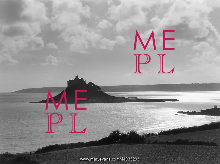 : View of St Michael's Mount, Cornwall : View of St Michael's Mount, Cornwall