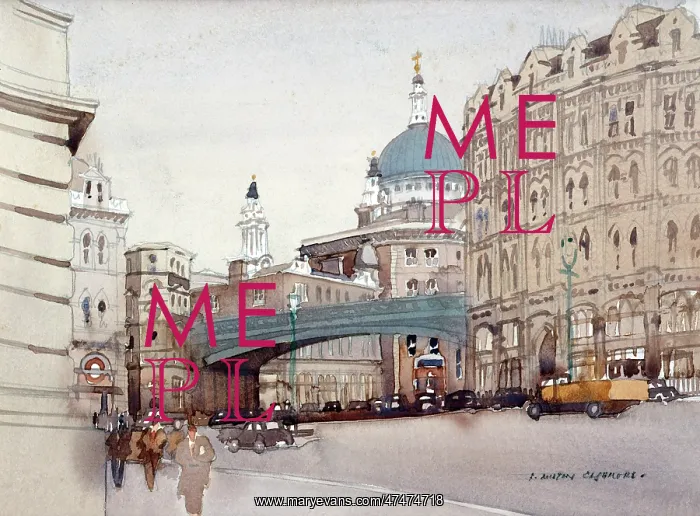 : A View of St Pauls from Blackfriars Bridge : A View of St Pauls from Blackfriars Bridge