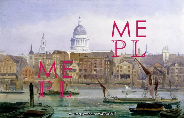 : View of St Pauls from across the Thames : View of St Pauls from across the Thames