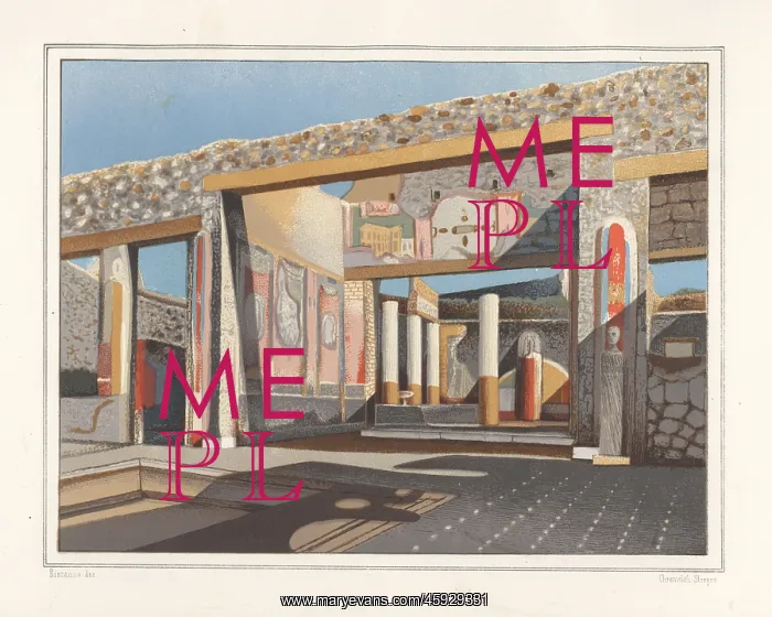 : View of the tablinum in the house of Lucius : View of the tablinum in the house of Lucius