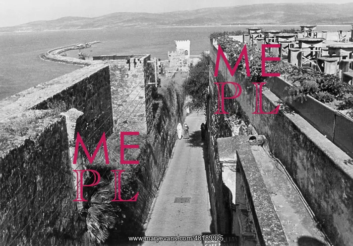 : View from Tangier towards the Straights : View from Tangier towards the Straights