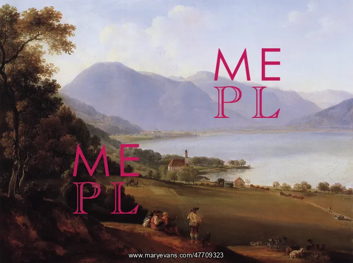 : View of the Tegernsee Looking towards the Quirinus Chapel : View of the Tegernsee Looking towards the Quirinus Chapel