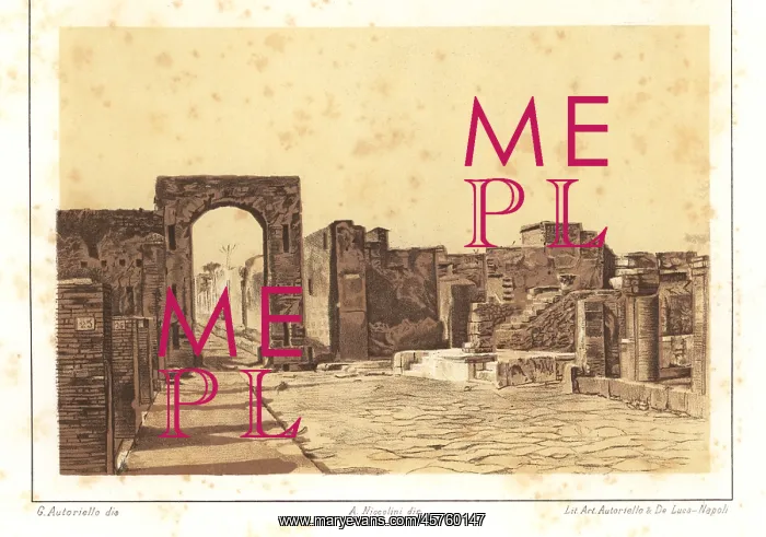 : View of the Temple of Fortuna Augusta, Pompeii : View of the Temple of Fortuna Augusta, Pompeii
