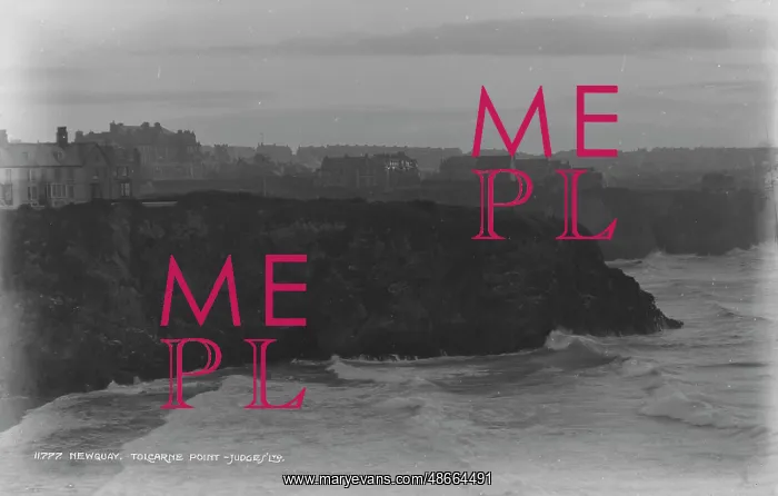 : View of Tolcarne Point, Newquay : View of Tolcarne Point, Newquay