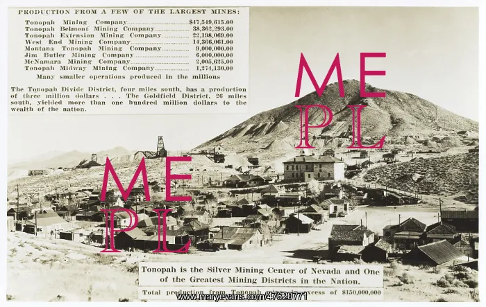 : View of Tonopah, Nevada, USA : View of Tonopah, Nevada, USA