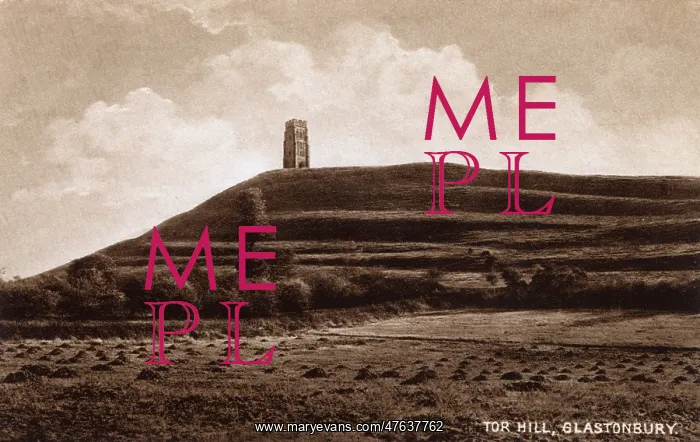  : View of Tor Hill, Glastonbury, Somerset