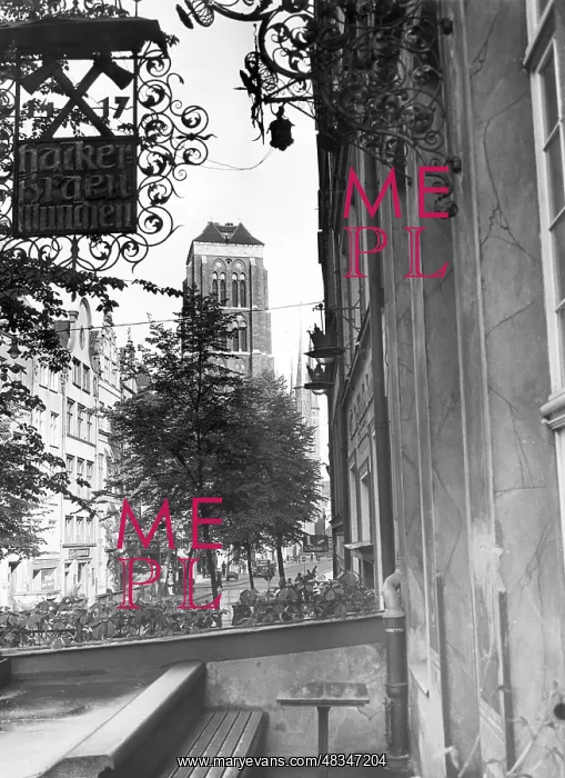 : View on the tower of St. Mary's Church, 1942 : View on the tower of St. Mary's Church, 1942