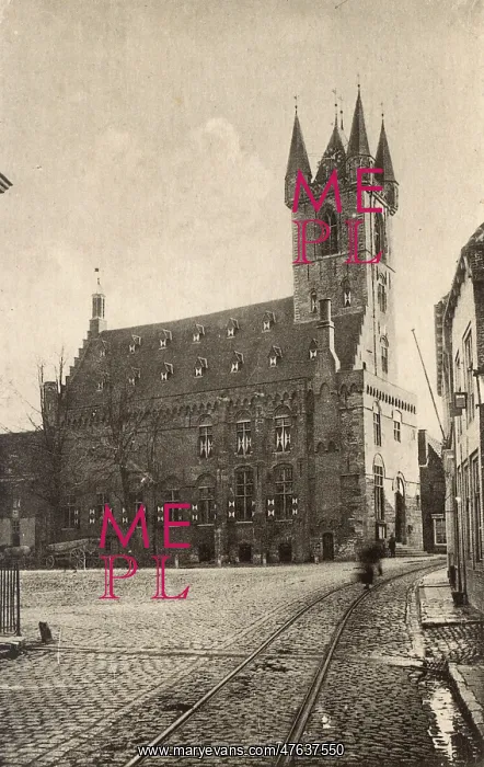  : View of the Town Hall, Sluis, Netherlands