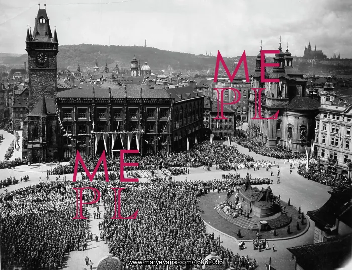 : View of the townhall of Prague : View of the townhall of Prague