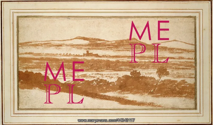 : View across a Valley towards distant Hills : View across a Valley towards distant Hills