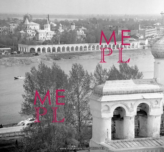 : View of Veliky Novgorod, 1980 : View of Veliky Novgorod, 1980