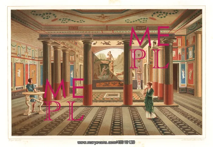 : View of the Venereum of the House of Sallust : View of the Venereum of the House of Sallust