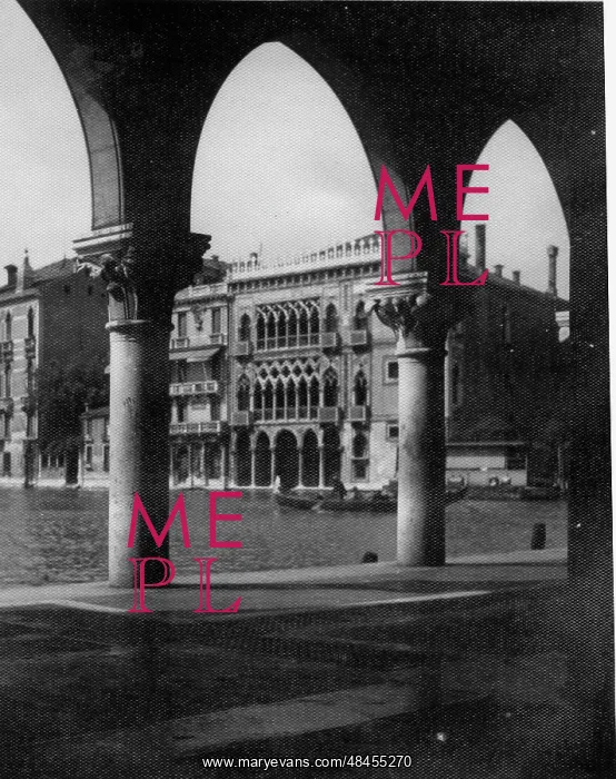 : View of Venice through arches : View of Venice through arches
