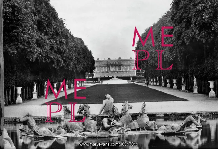 : View of Versailles, France : View of Versailles, France