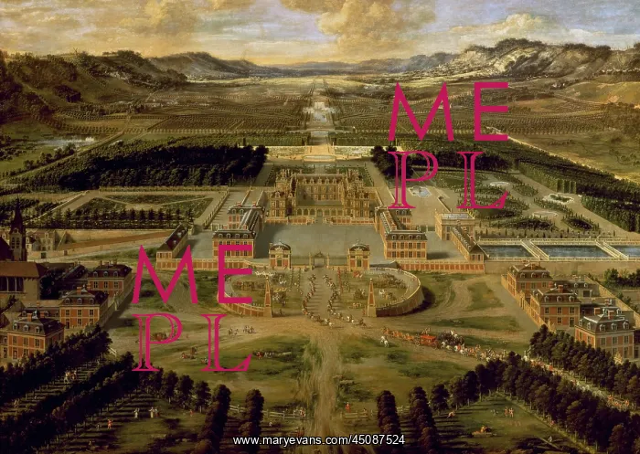 : View of Versailles by Pierre Patel, Musee du Chateau : View of Versailles by Pierre Patel, Musee du Chateau