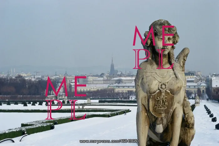 : View of Vienna from the Blvedere Palace : View of Vienna from the Blvedere Palace