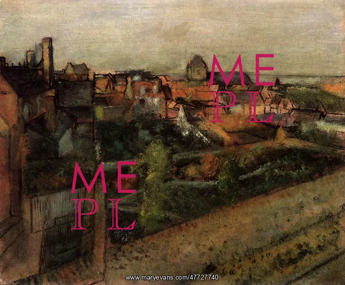  : View of a Village, by Degas