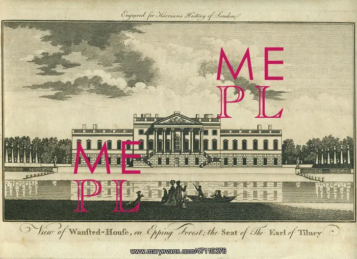 : View of Wanstead House : View of Wanstead House