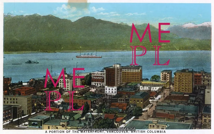  : View of waterfront, Vancouver, British Columbia, Canada