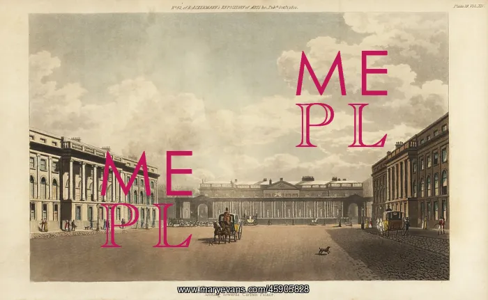 : View of Waterloo Place, looking toward Carlton Palace : View of Waterloo Place, looking toward Carlton Palace