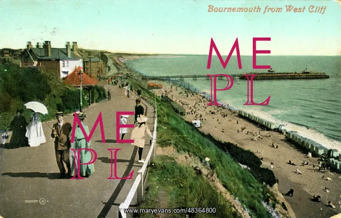 : View from West Cliff, Bournemouth, Dorset : View from West Cliff, Bournemouth, Dorset