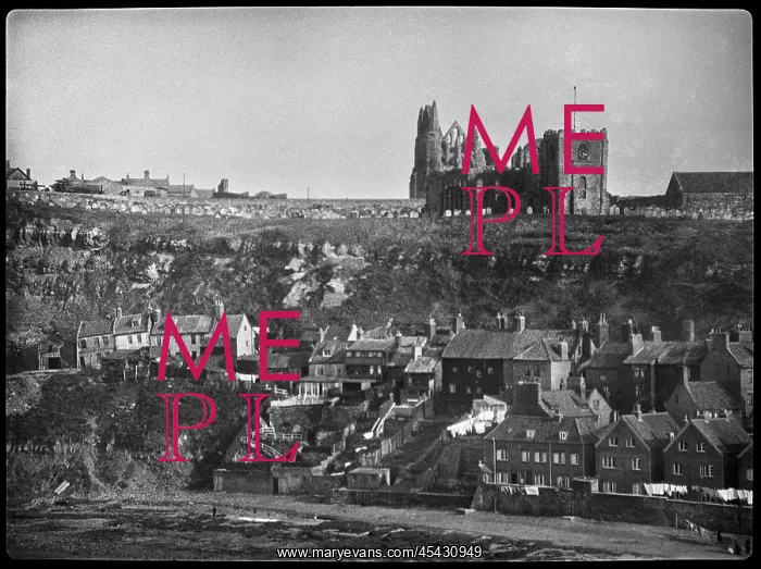 : A view from West Cliff in Whitby : A view from West Cliff in Whitby