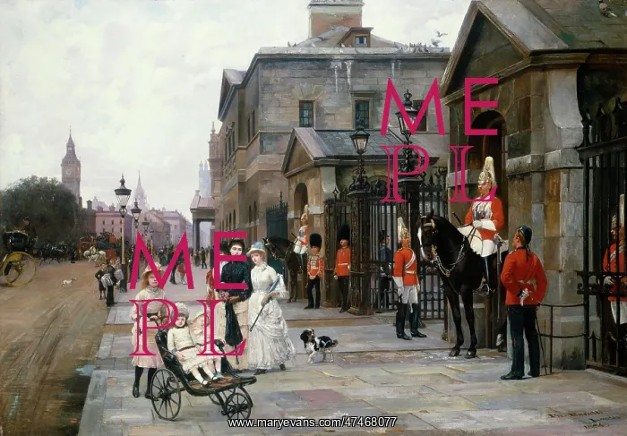: View of Whitehall by Filippo Baratti : View of Whitehall by Filippo Baratti